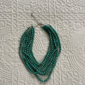 Premier Designs Turquoise Beaded Layered Necklace